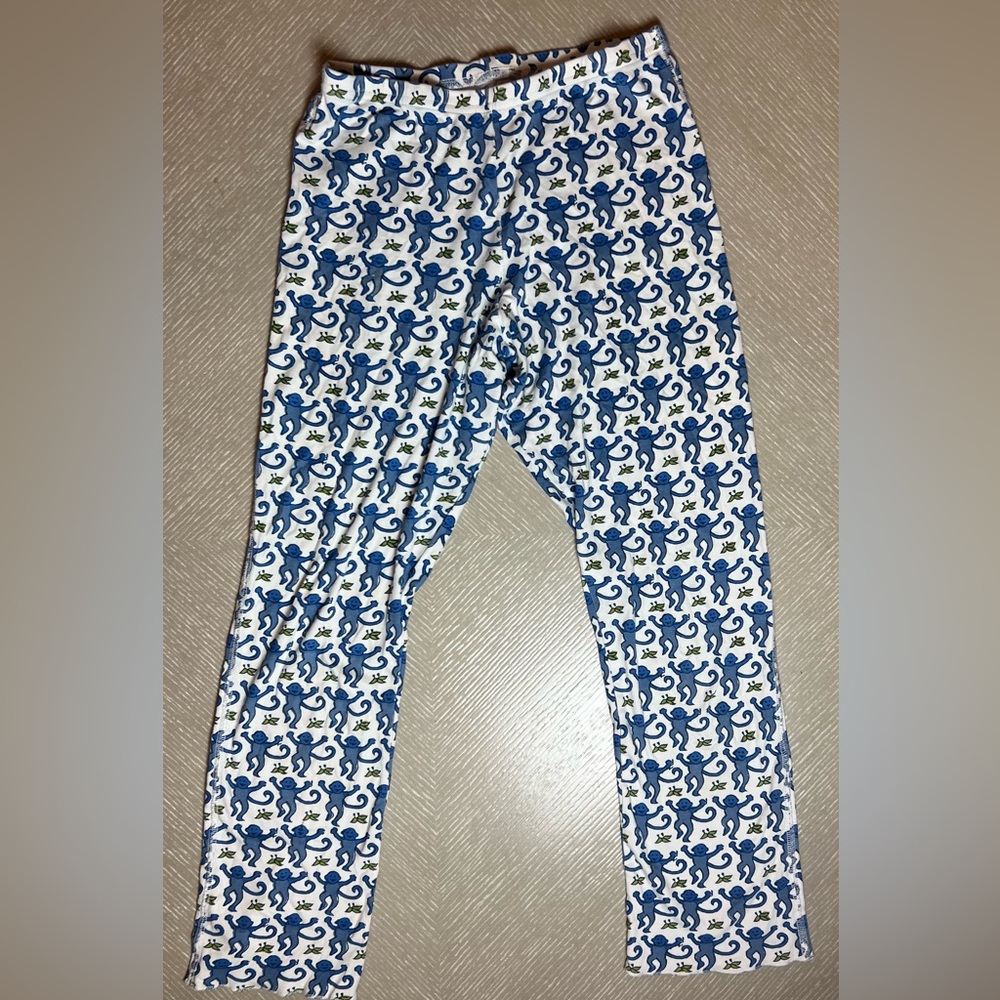 Roller Rabbit Blue and White Pajama Pants